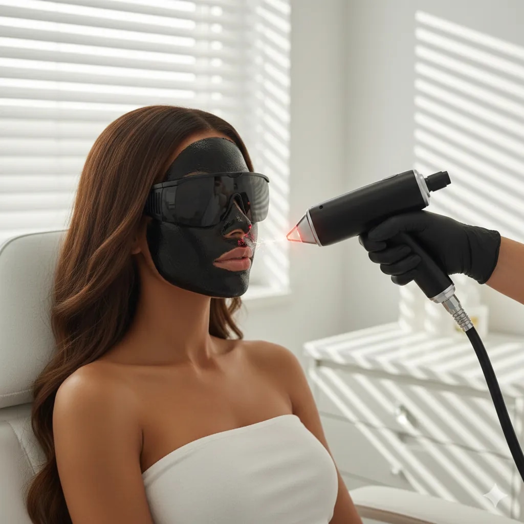 V Carbon facial treatment at RAAC clinic